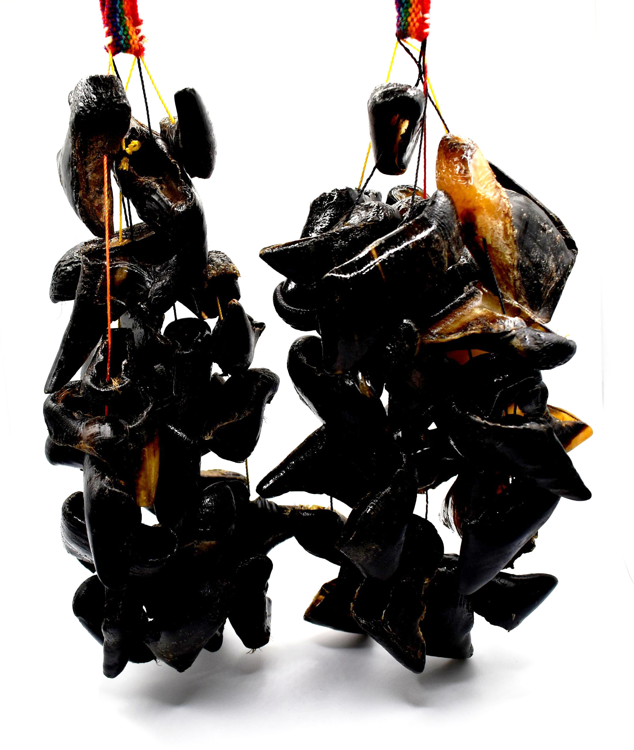 2 Peruvian Chajchas — Alpaca Hoof