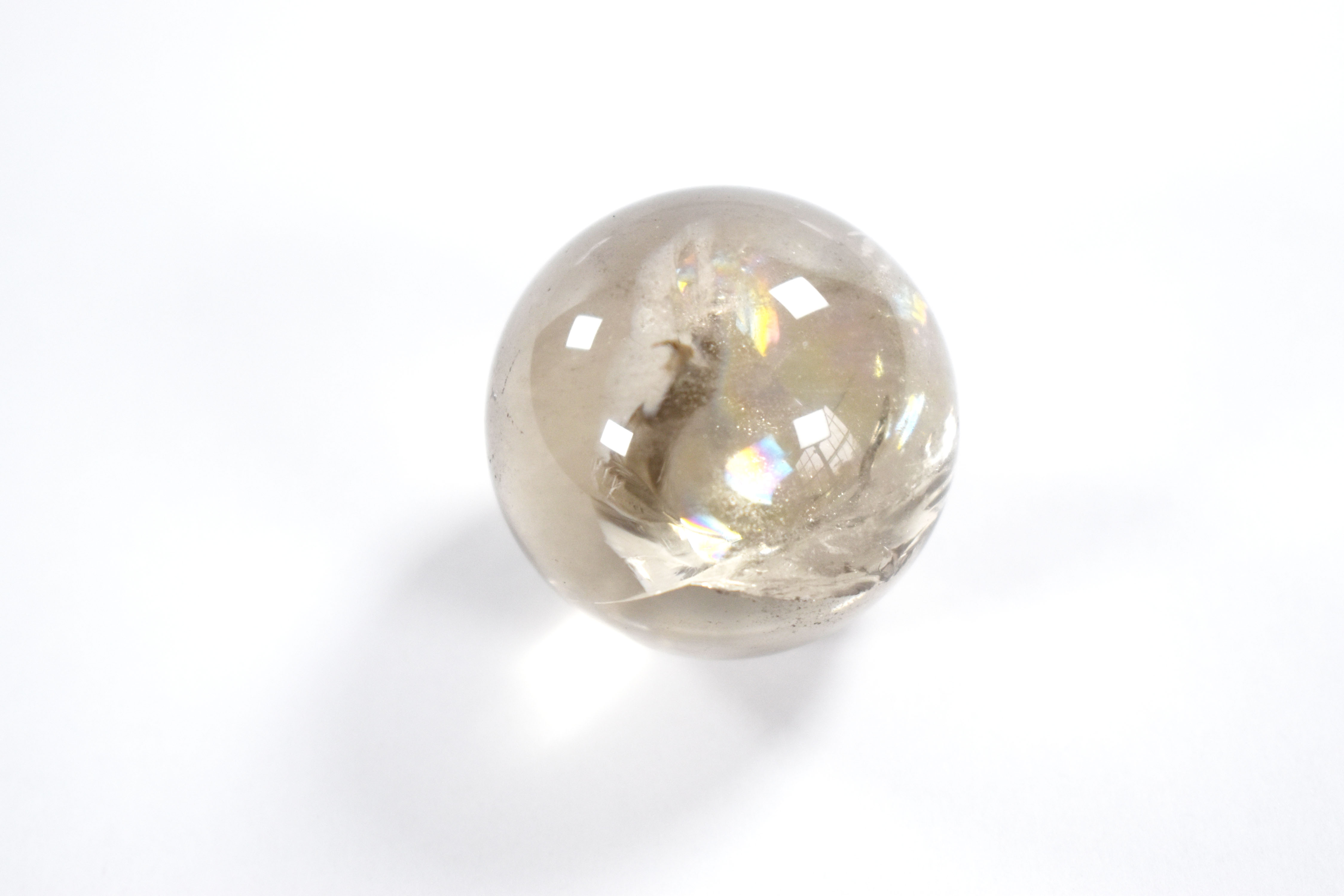 Smoky Quartz Crystal Sphere — Large