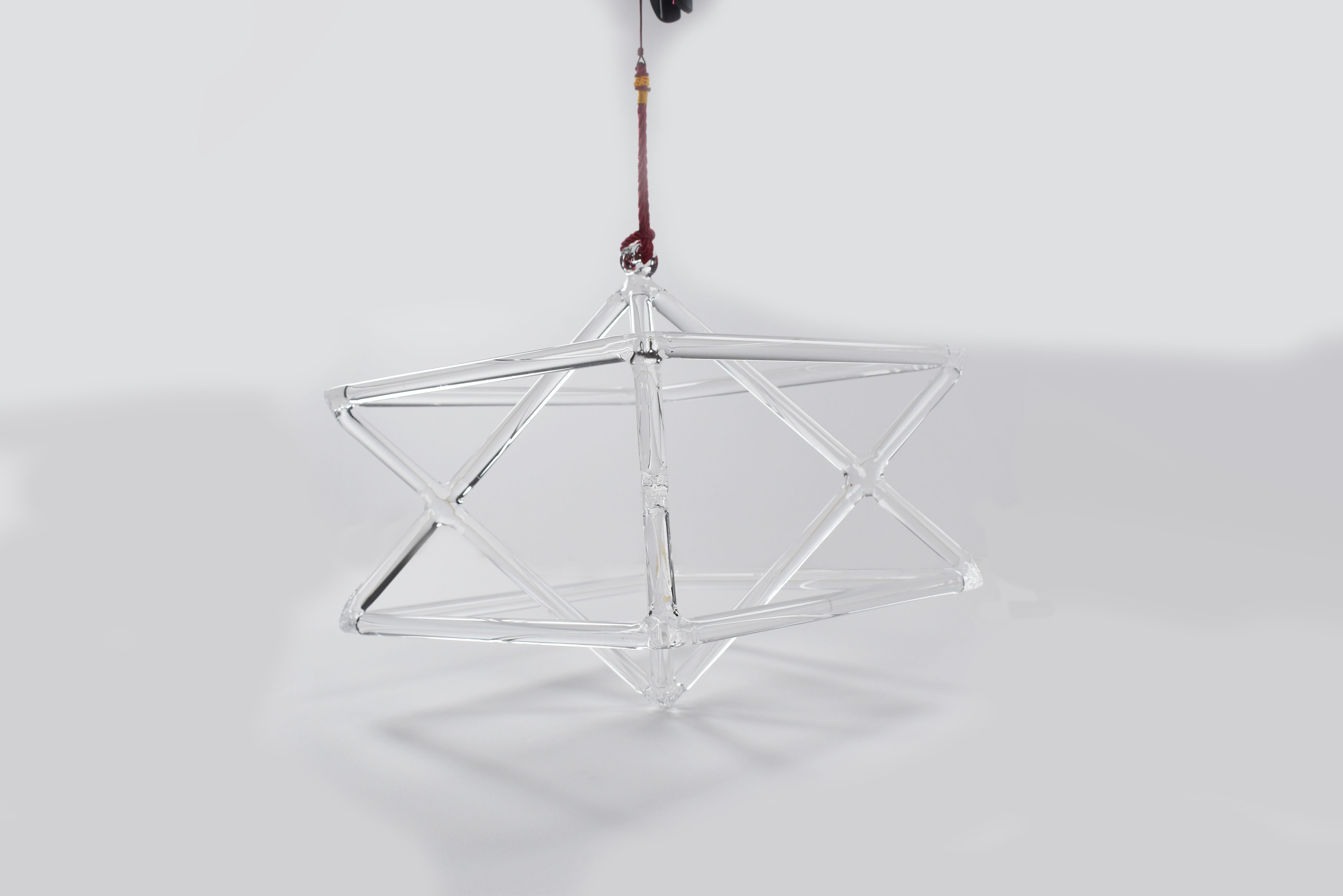 Clear Quartz Crystal Singing Merkaba — 10 Inch