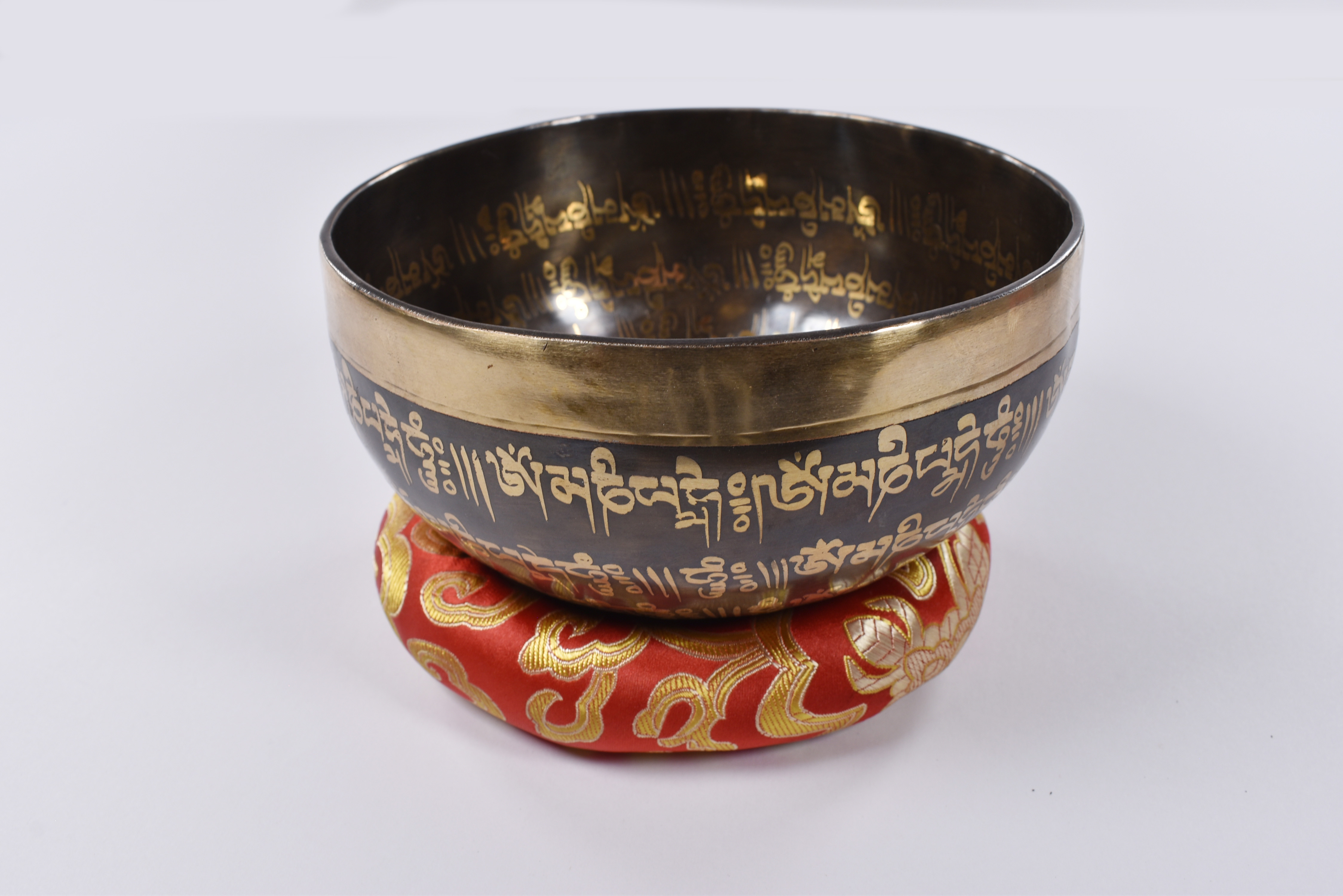 Tibetan Brass Singing Bowl — 6 Inch Style 2